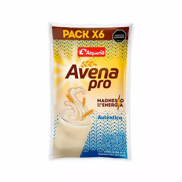 Avena Pro Autentica Bolsa X 180 Gr X 6 Unidades