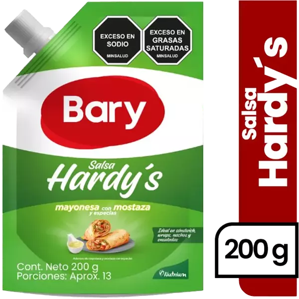 Salsa Bary Hardy'S Mayonesa Con Mostaza 200gr