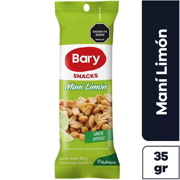 Maní Bary Limón 35gr