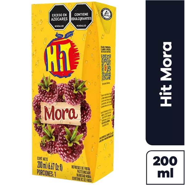 Jugo Hit Mora Tetrapack 200ml