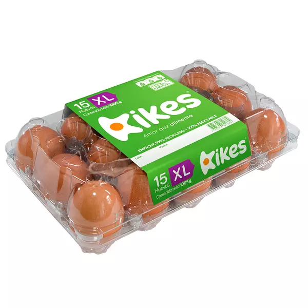 Huevos Aaa Kikes X15 Unidades