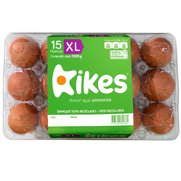 Huevos Aaa Kikes X15 Unidades