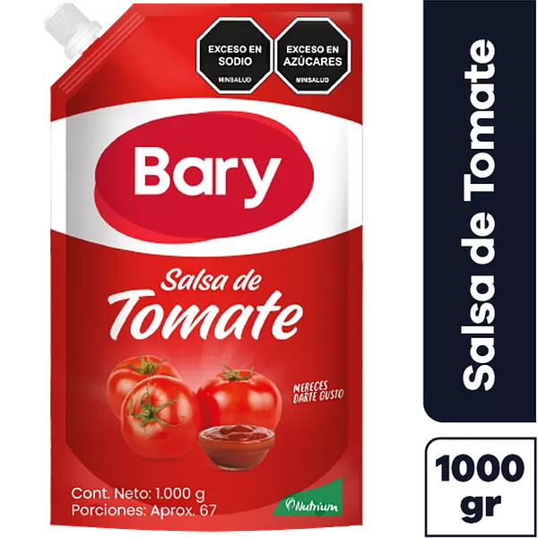 Salsa De Tomate Bary 1000gr