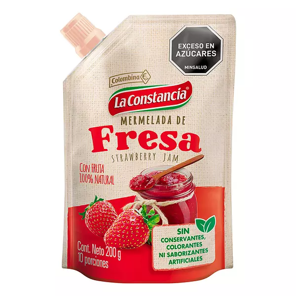 Mermelada La Constancia Fresa Dp X 200 Gr