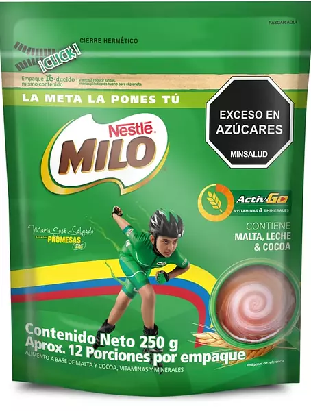 Bebida Achocolatada Milo Doypack 250gr