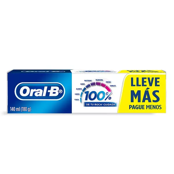 Crema Oral B 100% X 140 Ml