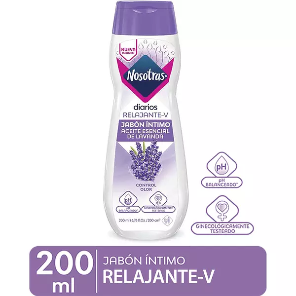 Jabón Íntimo Nosotras Lavanda Relajante-V 200ml