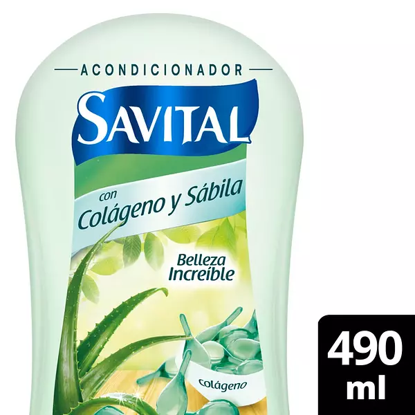 Acondicionador Savital Colágeno Sábila 490ml