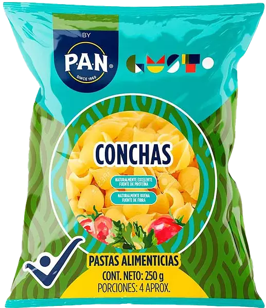 Pasta Conchas Pan 250gr