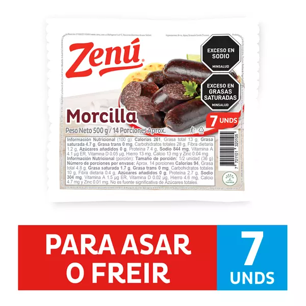 Morcilla Zenú X500 G