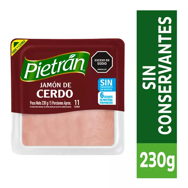 Jamón De Cerdo Pietrán X230g