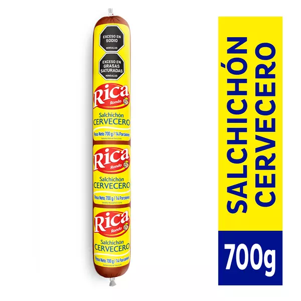 Salchichón Cervecero Rica 700g