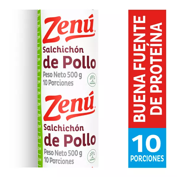 Salchichón De Pollo Zenú 500g