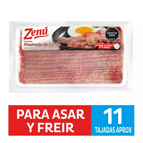 Tocineta Ahumada De Cerdo Zenú 200g