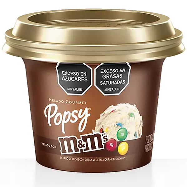 Helado Gourmet Popsy M&M'S 60g