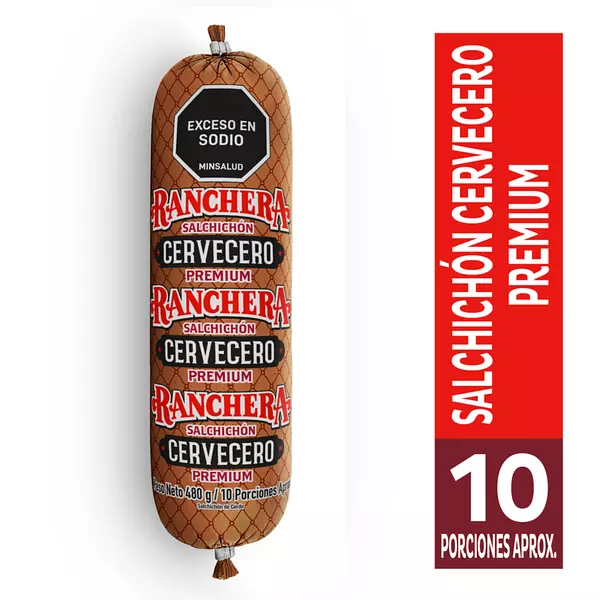 Salchichón Cervecero Ranchera Premium 480g