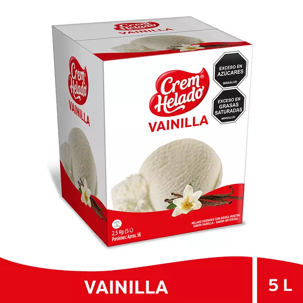 Crem Helado Vainilla 5 Litros