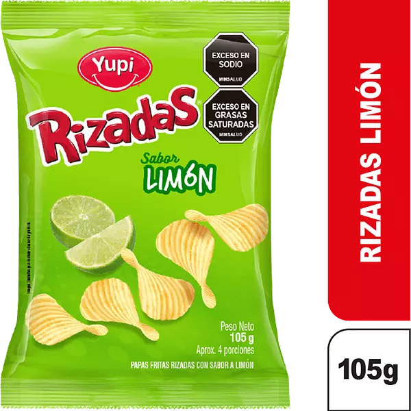 Papa Rizada Limón 105gr