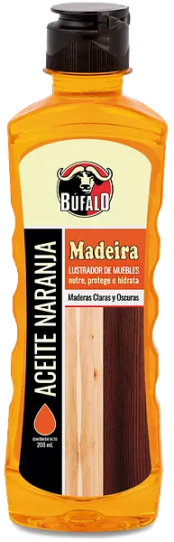 Lustrador De Muebles Búfalo Aceite Naranja 200ml