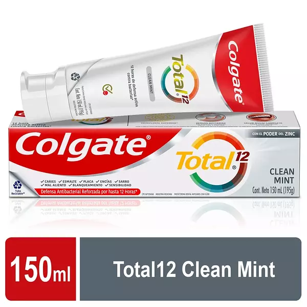 Crema Dental Colgate Total 12 Clean Mint 150ml