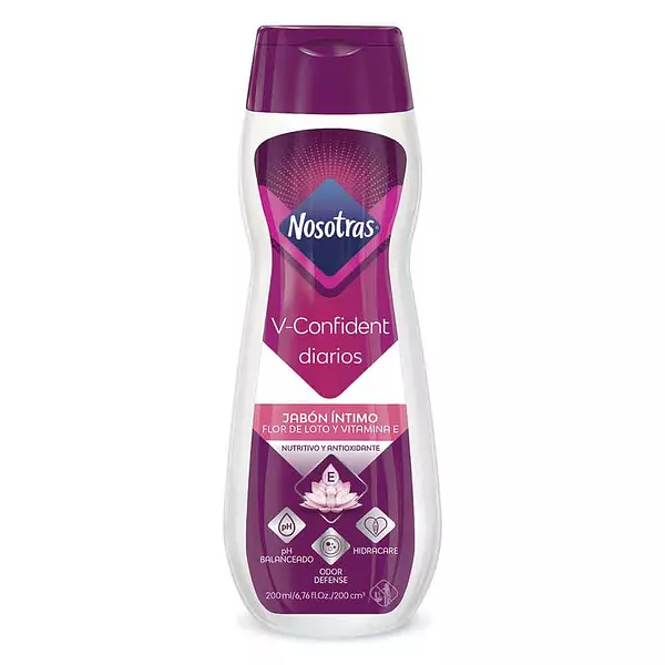 Jabón Íntimo Nosotras V-Confident 200ml