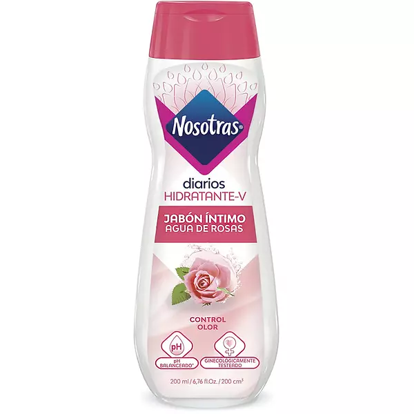 Jabón Íntimo Nosotras Agua Rosas 200ml