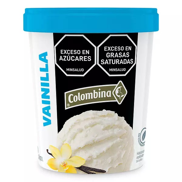 Helado Colombina Vainilla 600g