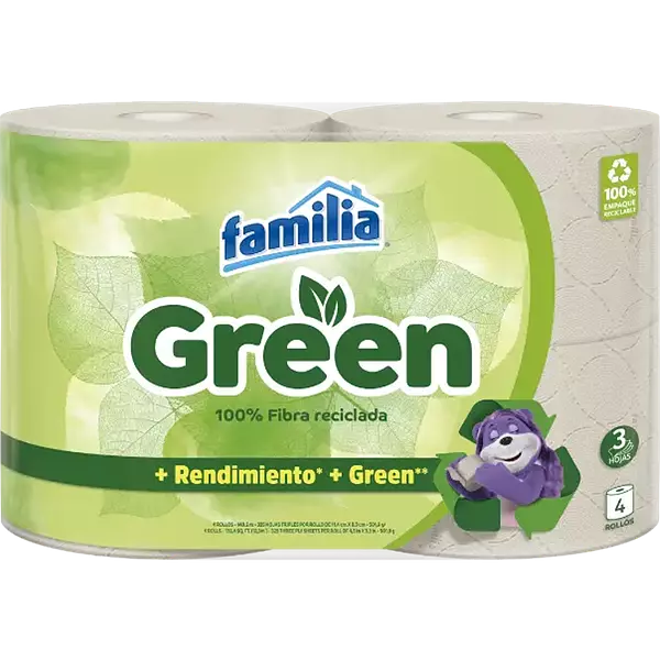 Papel Higiénico Familia® Green 4 Rollos