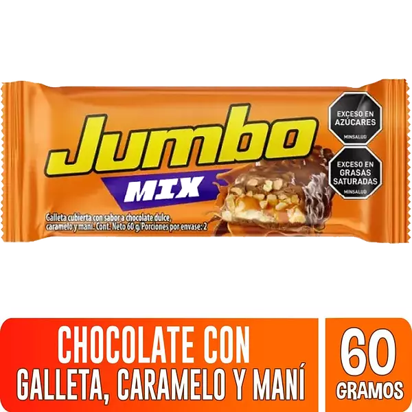 Chocolatina Jumbo Mix 60gr