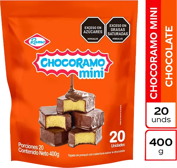 Mini Chocorramo 20 Unidades 400gr