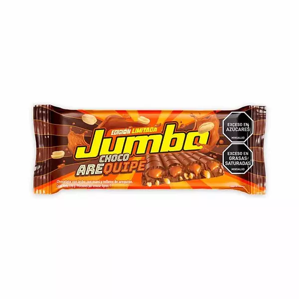 Chocolatina Jumbo Chocoarequipe 12 Plx 6 Un X 170 Gr