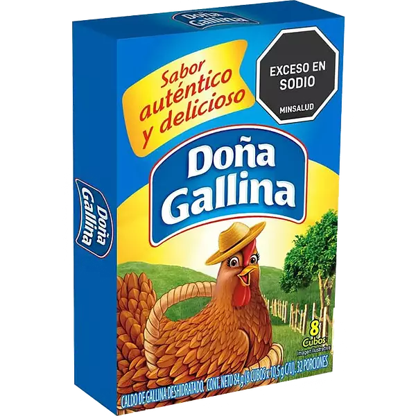 Caldo Doña Gallina 8 Cubos X84 Gr