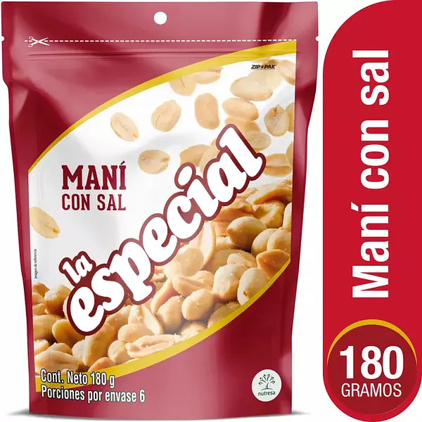 Maní Con Sal La Especial 180g