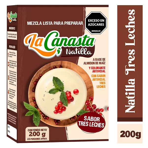 Natilla La Canasta Tres Leches 200gr