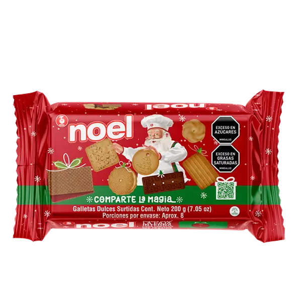 Galleta Noel Navid Pl 200gr