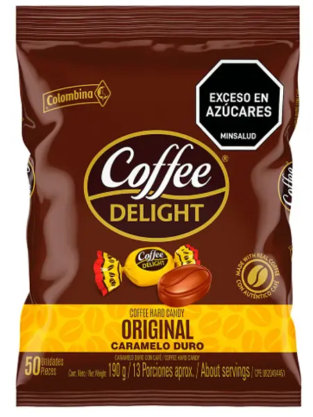 Coffee Delight Caramelo Duro 50 Unidades