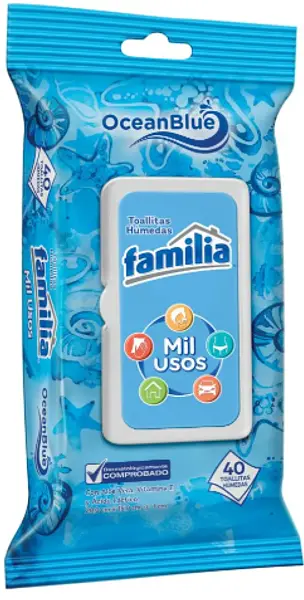 Toallitas Húmedas Familia Mil Usos X40 Unds