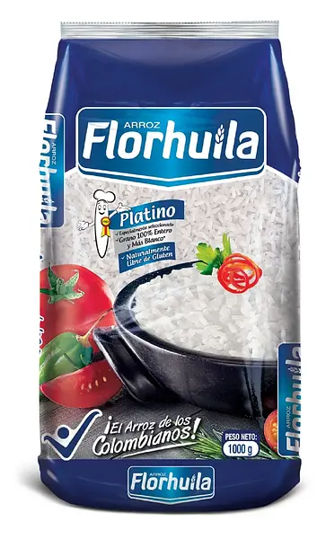 Arroz Florhuila Platino 2.500g