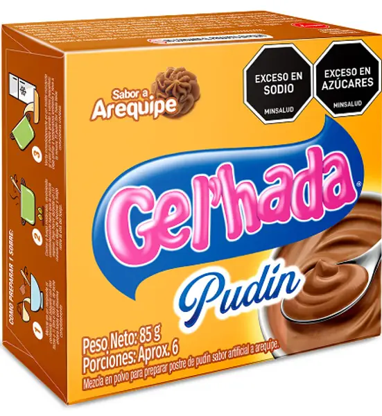 Pudín Gel'Hada Arequipe 85g
