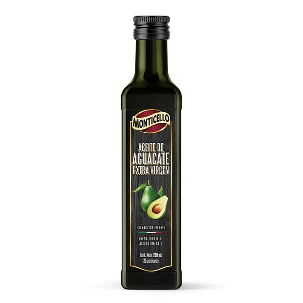 Aceite De Aguacate Monticello 250 Ml