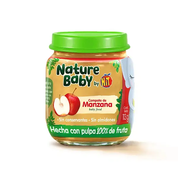 Compota Manzana Nature Baby 113 Gr