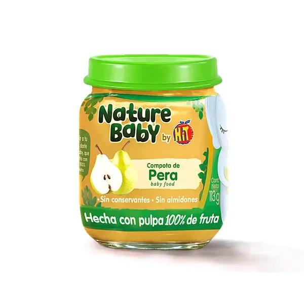 Compota Pera Nature Baby 113 Gr