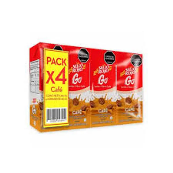 Bebida Café Sello Rojo Pack 4 Un 190 Ml