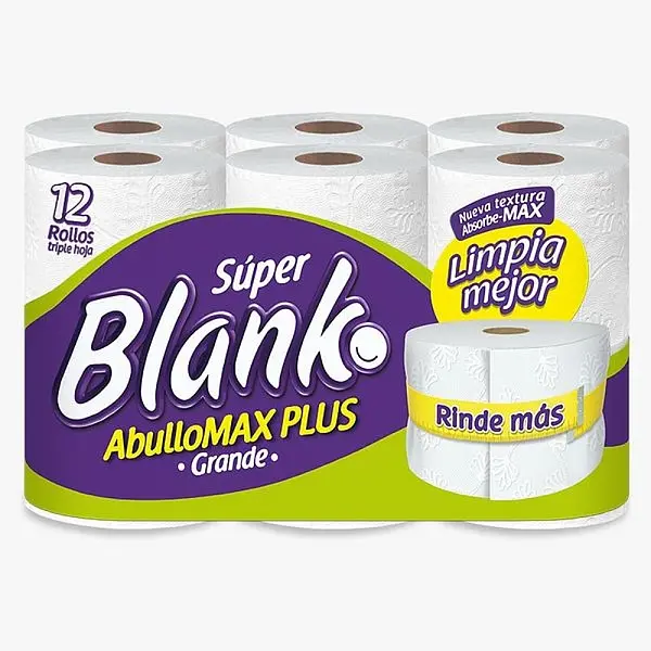 Papel Super Blanco X12rollos 20mts