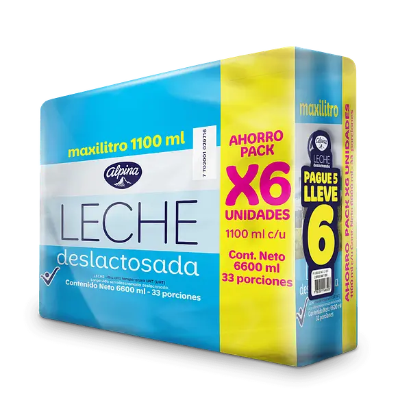 Leche Alpina Deslactosada 1.1 Ml Prom 5x6