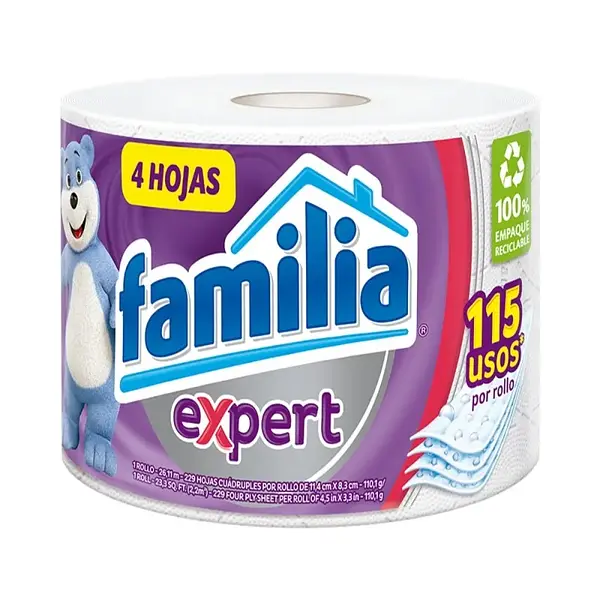 Papel Higiénico Familia Expert 1r X26 Mts