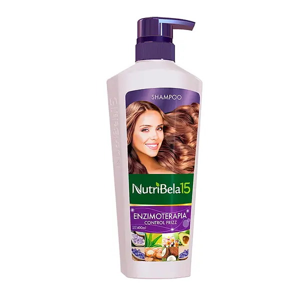 Shampoo Nutribela 15 Enzimoterapia 400 Ml