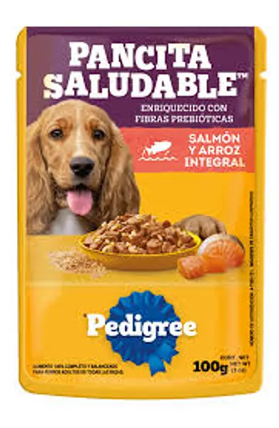 Comida Para Perros Pedigree Pouch Adulto Salmon Y Arroz100gr
