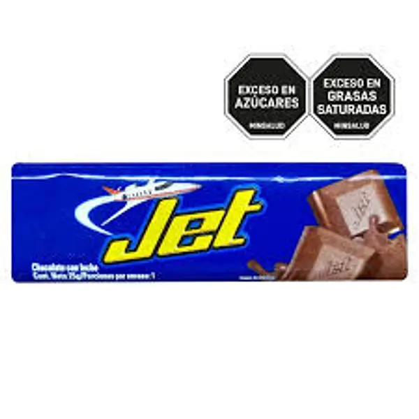 Chocolatina Jet Leche X25 Gr