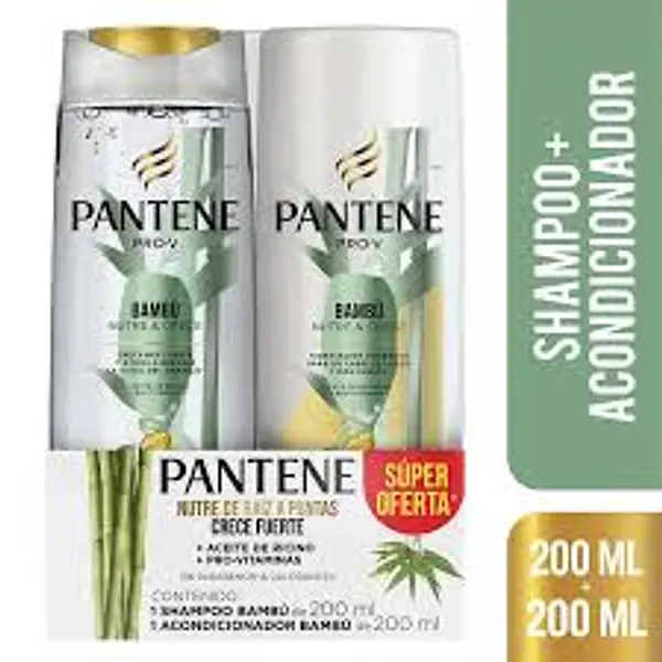 Shampoo Pantene Bambu 200ml+ Acondicionador 200ml